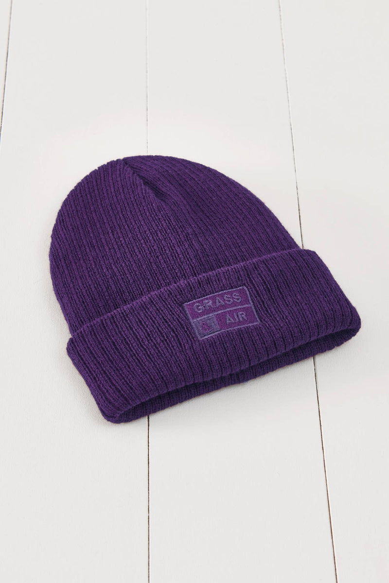 Grass & Air - Icelandic Amethyst Purple Beanie