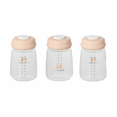 Fraupow Milk Storage & Feeding Bottles – 3 Pack