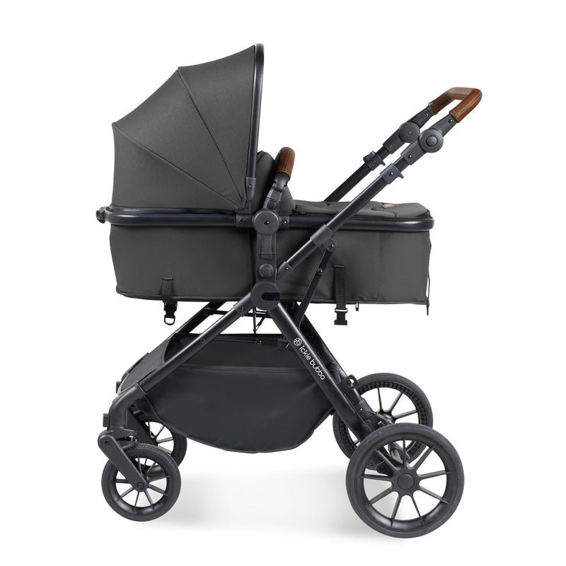 Ex Display Ickle Bubba - Cosmo 2 in 1 Pushchair Set - Graphite/Tan