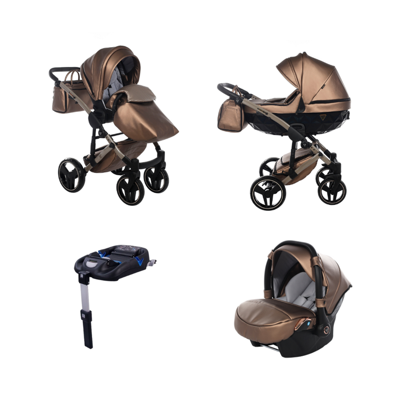 JUNAMA FLUO LINE BRONZE - 4IN1 (INCLUDES CAR SEAT & ISOFIX BASE)