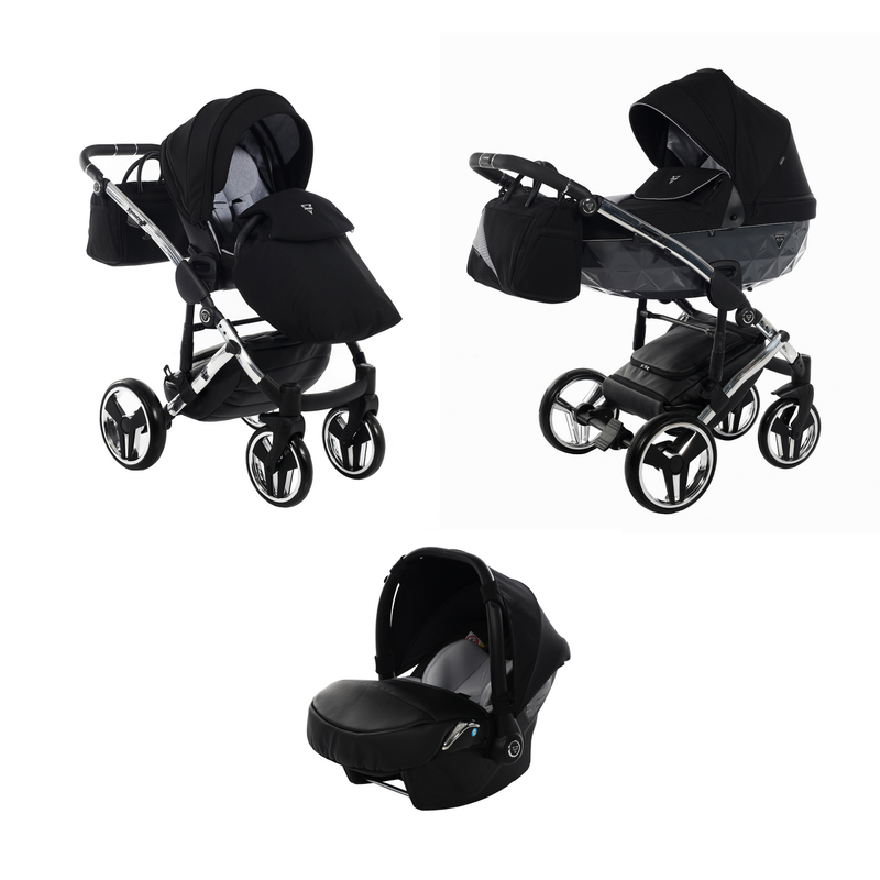 JUNAMA DIAMOND S LINE GREY - 3IN1 (INCLUDES CAR SEAT)