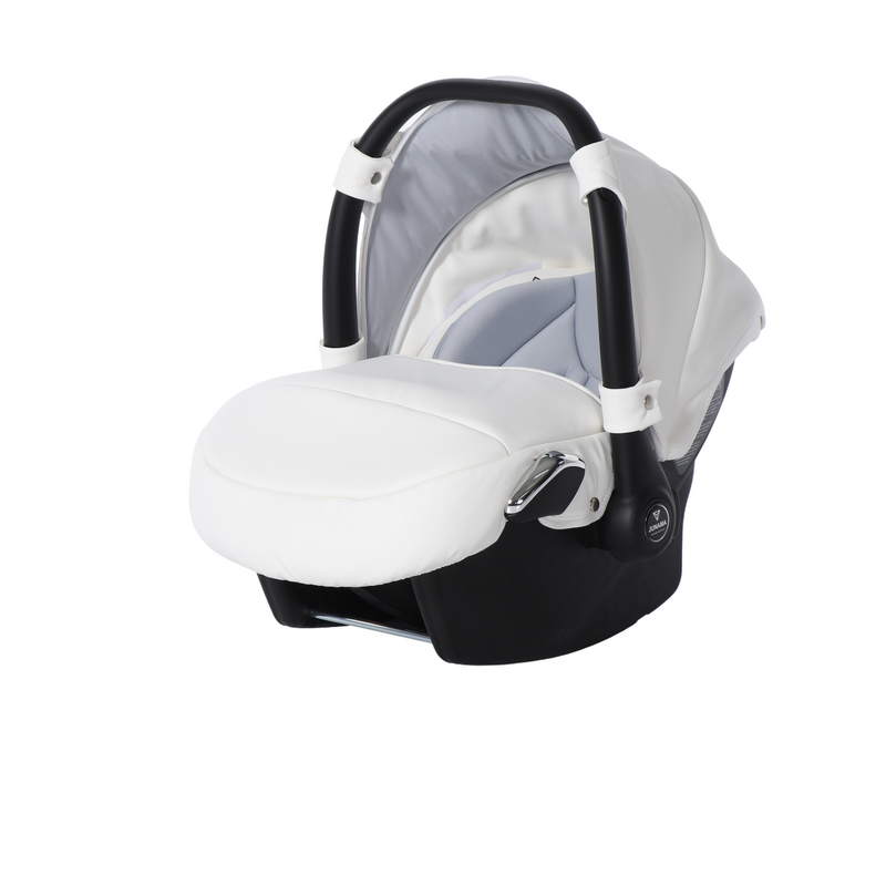 JUNAMA FLUO INDIVIDUAL WHITE SLIVER DUO SLIM - 3IN1 (INCLUDES 2 X CAR SEAT)