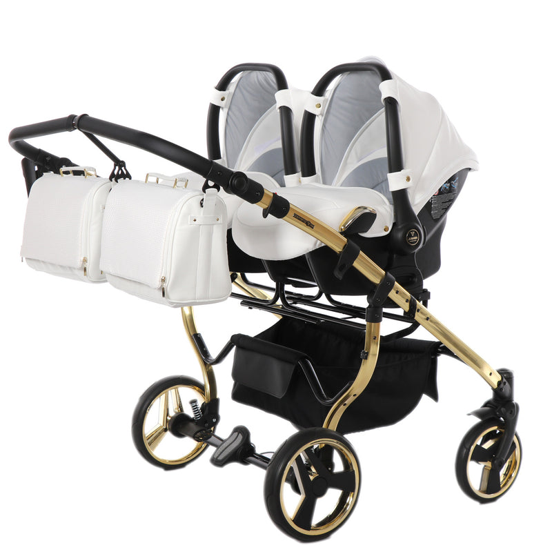 JUNAMA FLUO INDIVIDUAL WHITE GOLD DUO SLIM - 3IN1 (INCLUDES 2 X CAR SEAT)