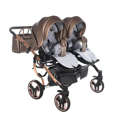 JUNAMA FLUO LINE DUO BRONZE - 2IN1 (2 X CARRYCOTS & 2 X SEAT UNITS)