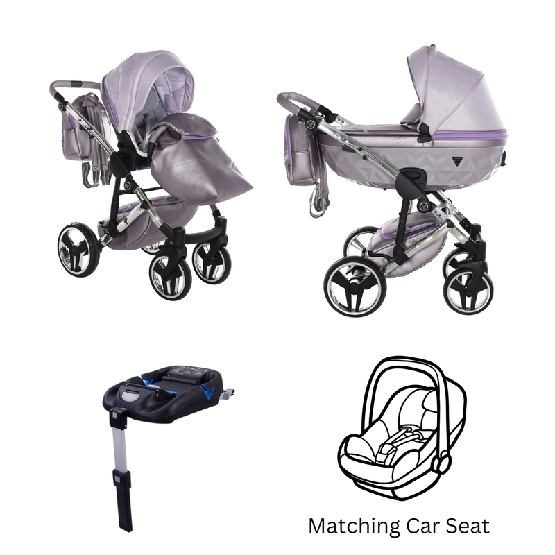 JUNAMA DOLCE VIOLET - 4IN1 (INCLUDES CAR SEAT & ISOFIX BASE)