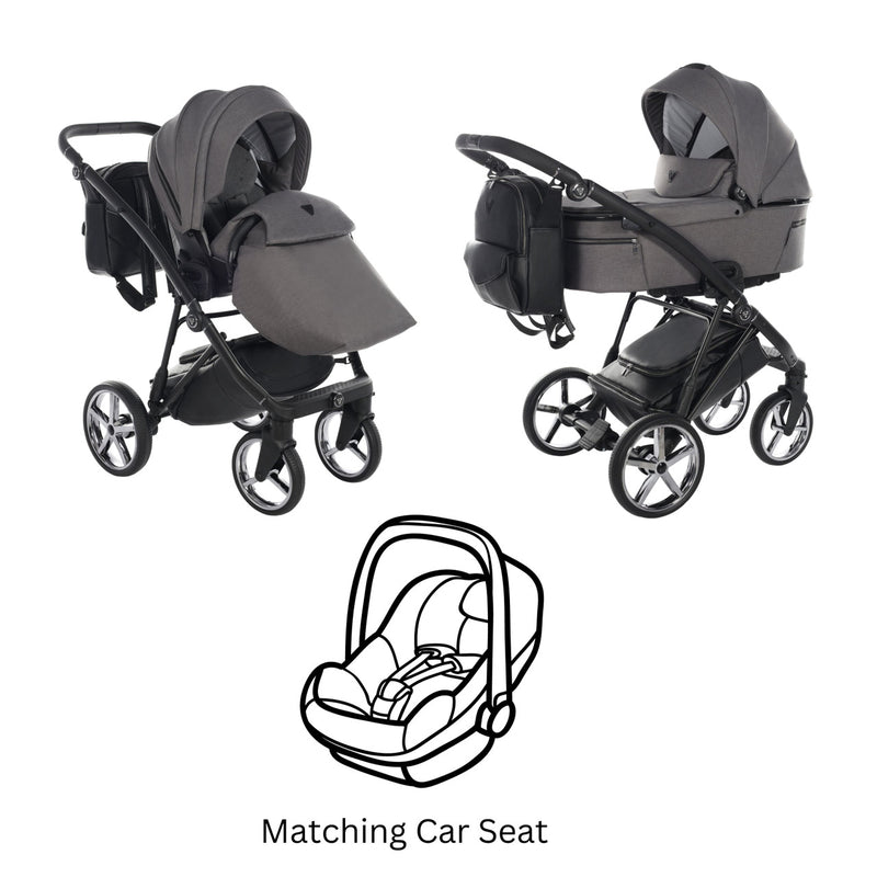 JUNAMA AIR GRAPHITE - 3IN1 (INCLUDES CAR SEAT)