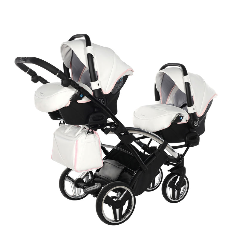 JUNAMA CANDY PINK DUO SLIM - 3IN1 (INCLUDES 2 X CAR SEAT)