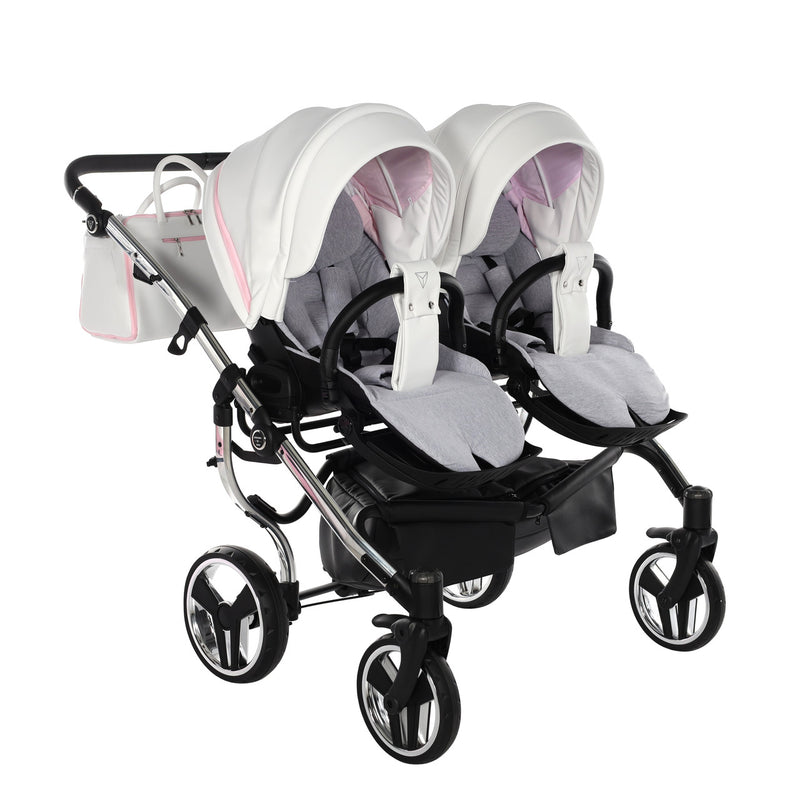 JUNAMA CANDY DUO PINK - 2IN1 (2 X CARRYCOTS & 2 X SEAT UNITS)