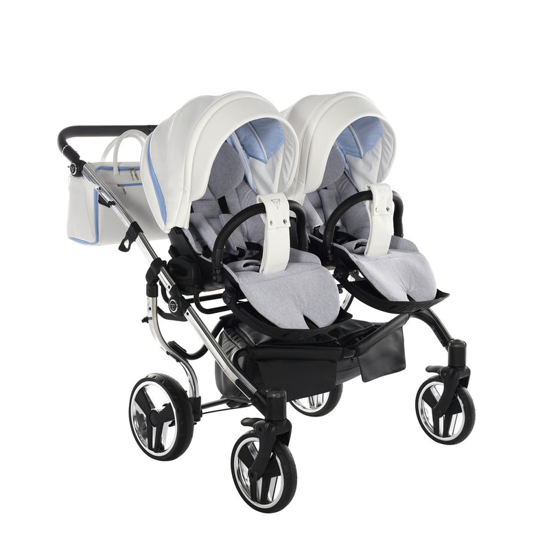 JUNAMA CANDY BLUE DUO - 2IN1 (2 X CARRYCOTS & 2 X SEAT UNITS)