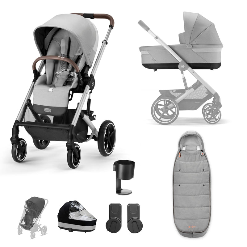 CYBEX Balios S Lux Essential Bundle - Lava Grey