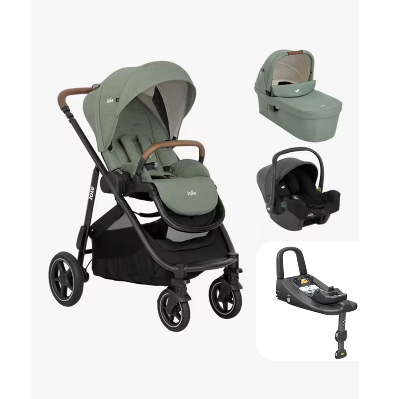 Joie Versatrax Travel System - iSnug2 & Advance Base - Laurel