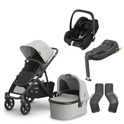 UPPAbaby Vista V3 Pushchair with Cabriofix & Base - Savannah