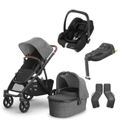 UPPAbaby Vista V3 Pushchair with Cabriofix & Base - Greyson