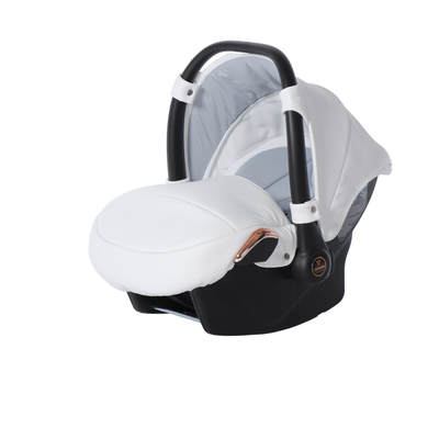 JUNAMA FLUO INDIVIDUAL WHITE ROSE GOLD - 3IN1 (INCLUDES CAR SEAT)