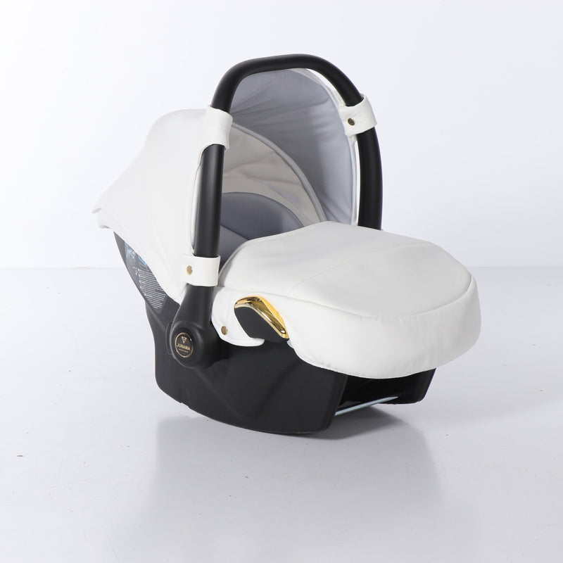 JUNAMA FLUO INDIVIDUAL WHITE GOLD CAR SEAT