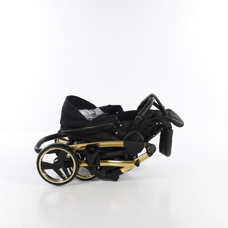 JUNAMA DIAMOND S LINE BLACK GOLD - 4IN1 (INCLUDES CAR SEAT & ISOFIX BASE)