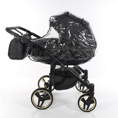 JUNAMA FLUO LINE DUO BLACK - 2IN1 (2 X CARRYCOTS & 2 X SEAT UNITS)