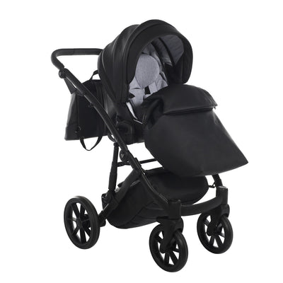 JUNAMA SPACE ECO BLACK - 4IN1 (INCLUDES CAR SEAT & ISOFIX BASE)