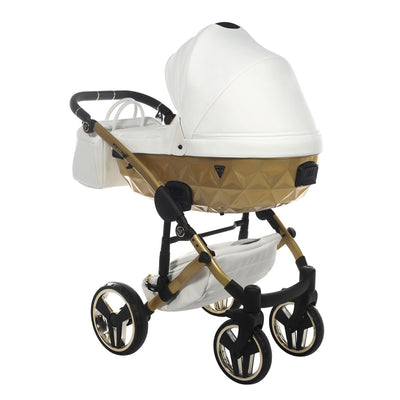 JUNAMA FLUO INDIVIDUAL SATIN WHITE GOLD - 3IN1 (INCLUDES CAR SEAT)