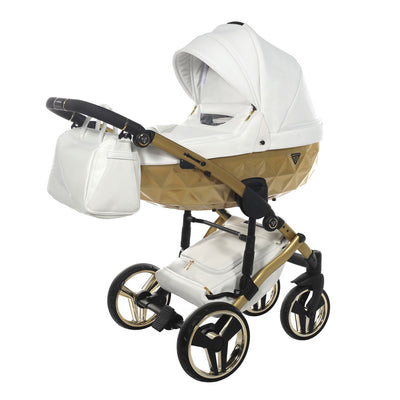 JUNAMA FLUO INDIVIDUAL SATIN WHITE GOLD - 3IN1 (INCLUDES CAR SEAT)