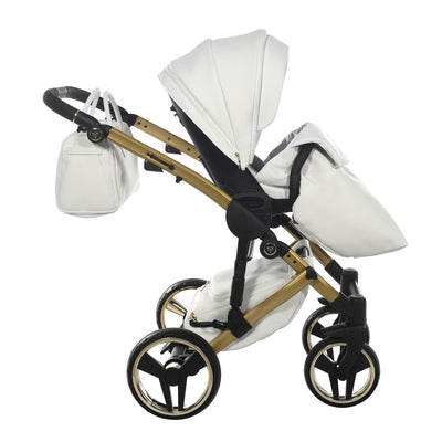 JUNAMA FLUO INDIVIDUAL SATIN WHITE GOLD - 3IN1 (INCLUDES CAR SEAT)