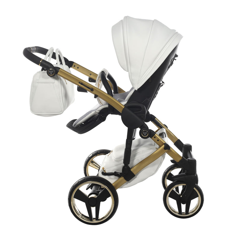 JUNAMA FLUO INDIVIDUAL SATIN WHITE GOLD - 3IN1 (INCLUDES CAR SEAT)