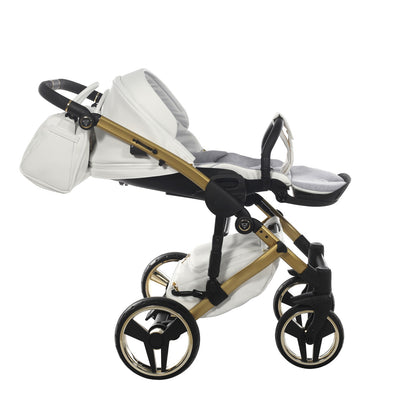 JUNAMA FLUO INDIVIDUAL SATIN WHITE GOLD - 3IN1 (INCLUDES CAR SEAT)