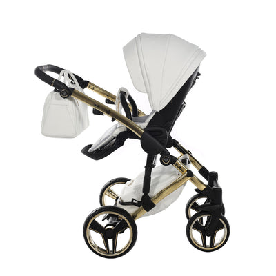 JUNAMA FLUO INDIVIDUAL MIRROR WHITE GOLD - 3IN1 (INCLUDES CAR SEAT)