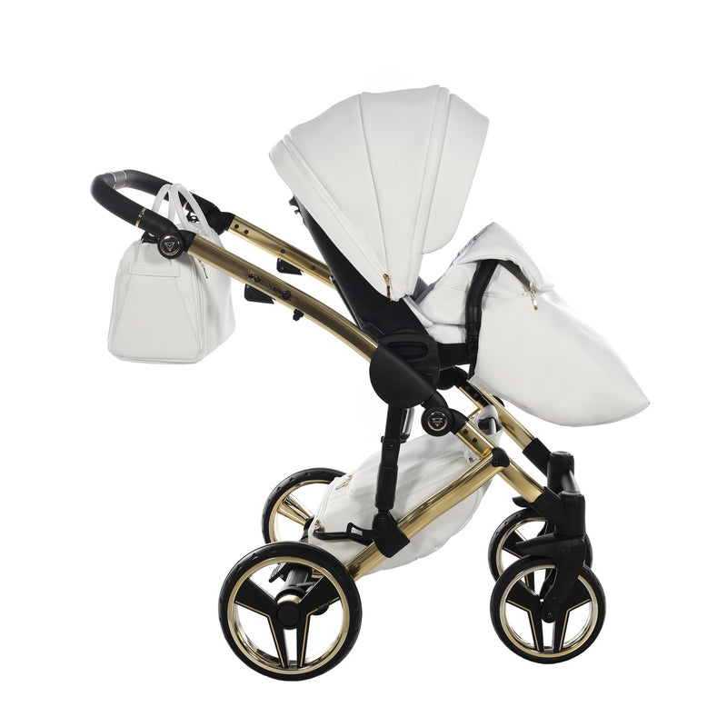 JUNAMA FLUO INDIVIDUAL MIRROR WHITE GOLD - 3IN1 (INCLUDES CAR SEAT)