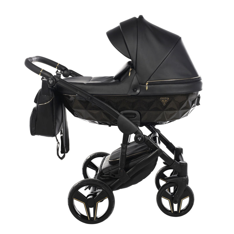 JUNAMA S-CLASS BLACK - 4IN1 (INCLUDES CAR SEAT & ISOFIX BASE)