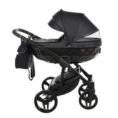 JUNAMA S-CLASS BLACK - 4IN1 (INCLUDES CAR SEAT & ISOFIX BASE)