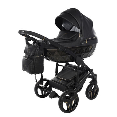 JUNAMA S-CLASS BLACK - 4IN1 (INCLUDES CAR SEAT & ISOFIX BASE)