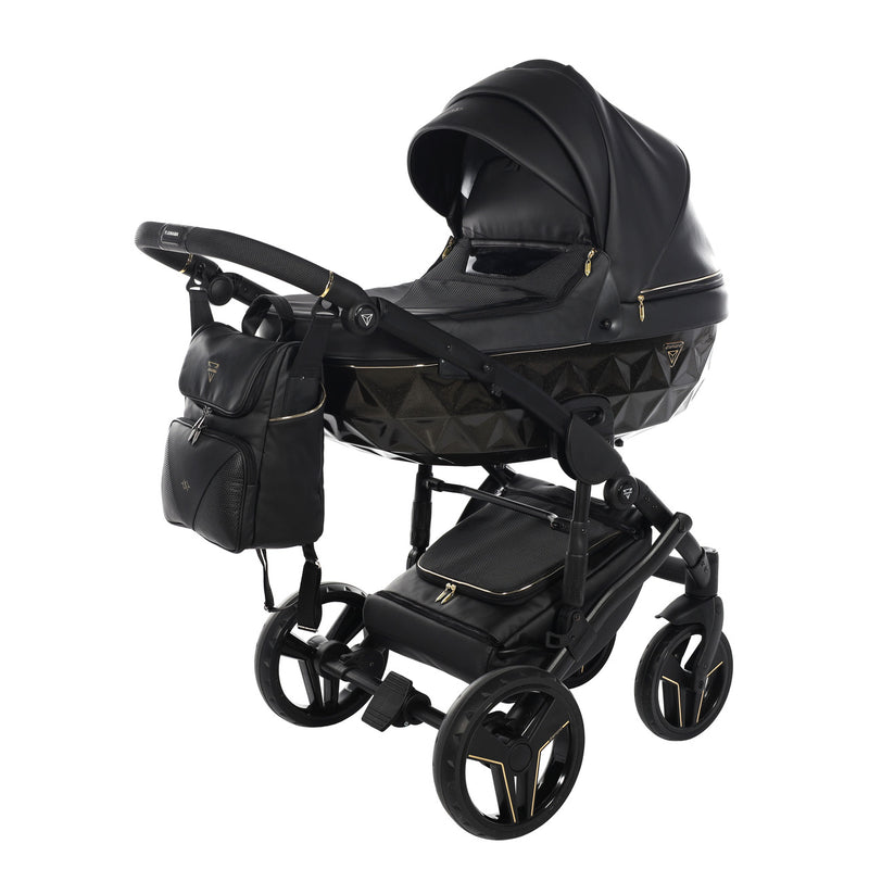 JUNAMA S-CLASS BLACK - 4IN1 (INCLUDES CAR SEAT & ISOFIX BASE)