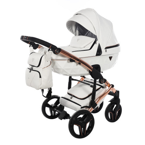 JUNAMA S-CLASS WHITE - 3IN1 (INCLUDES CAR SEAT)