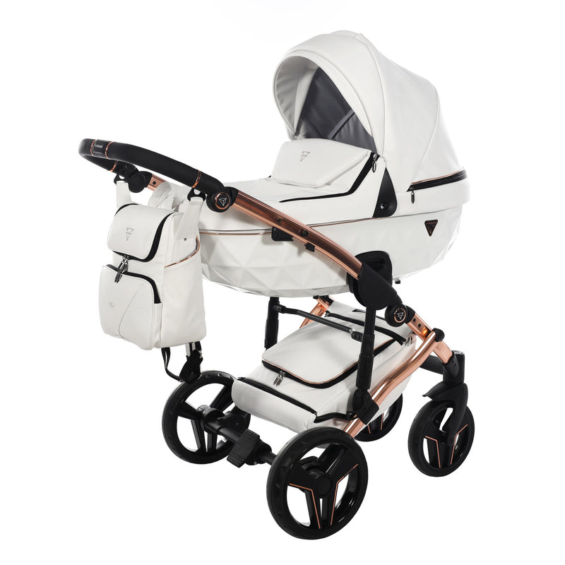 JUNAMA S-CLASS WHITE - 3IN1 (INCLUDES CAR SEAT)