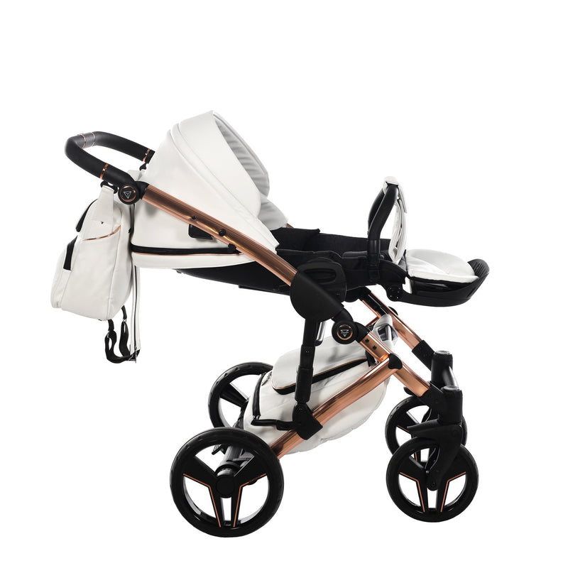 JUNAMA S-CLASS WHITE - 4IN1 (INCLUDES CAR SEAT & ISOFIX BASE)