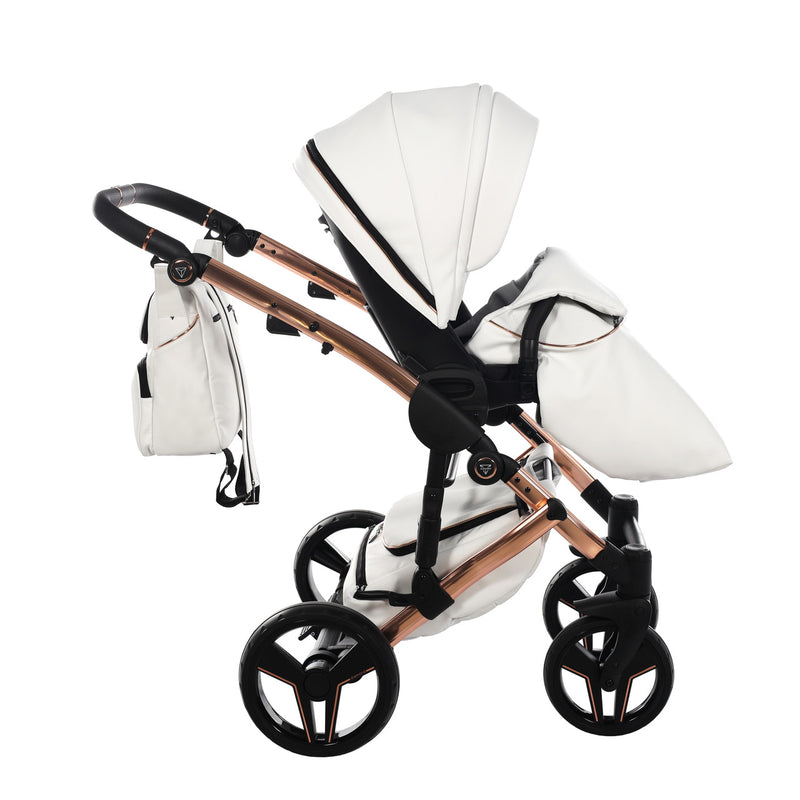 JUNAMA S-CLASS WHITE - 3IN1 (INCLUDES CAR SEAT)