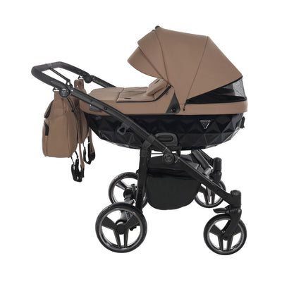 JUNAMA CORE DUO SAND - 2IN1 (2 X CARRYCOTS & 2 X SEAT UNITS)