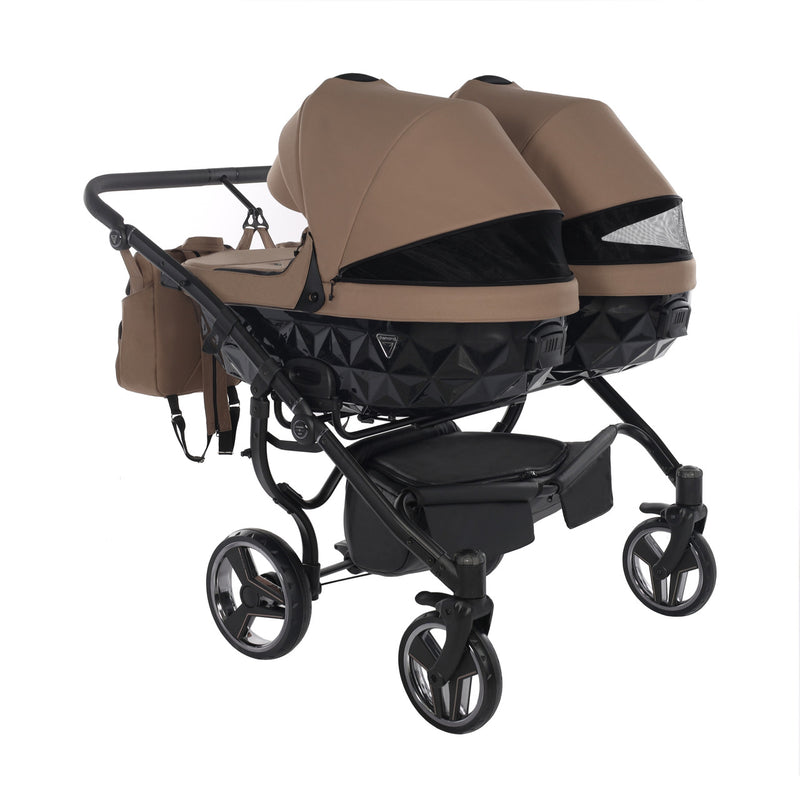 JUNAMA CORE DUO SAND - 2IN1 (2 X CARRYCOTS & 2 X SEAT UNITS)