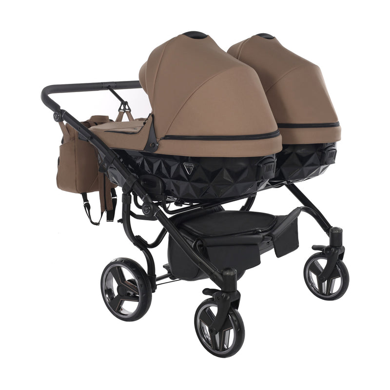 JUNAMA CORE DUO SAND - 2IN1 (2 X CARRYCOTS & 2 X SEAT UNITS)