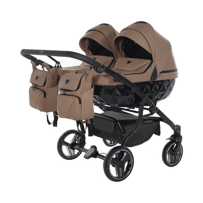 JUNAMA CORE DUO SAND - 2IN1 (2 X CARRYCOTS & 2 X SEAT UNITS)