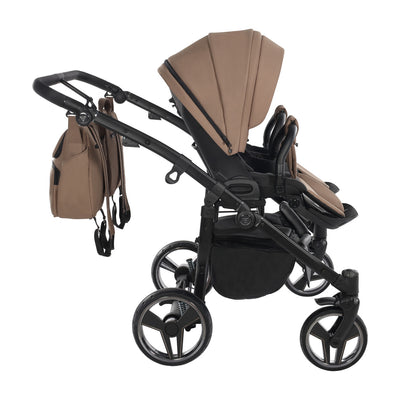 JUNAMA CORE DUO SAND - 2IN1 (2 X CARRYCOTS & 2 X SEAT UNITS)