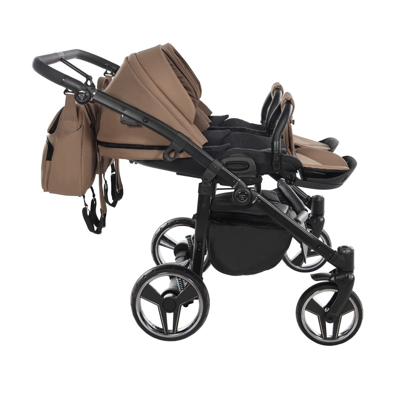 JUNAMA CORE DUO SAND - 2IN1 (2 X CARRYCOTS & 2 X SEAT UNITS)