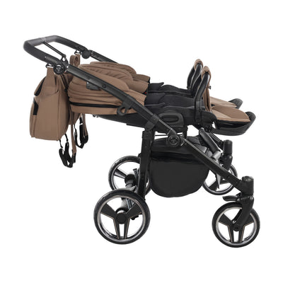 JUNAMA CORE DUO SAND - 2IN1 (2 X CARRYCOTS & 2 X SEAT UNITS)