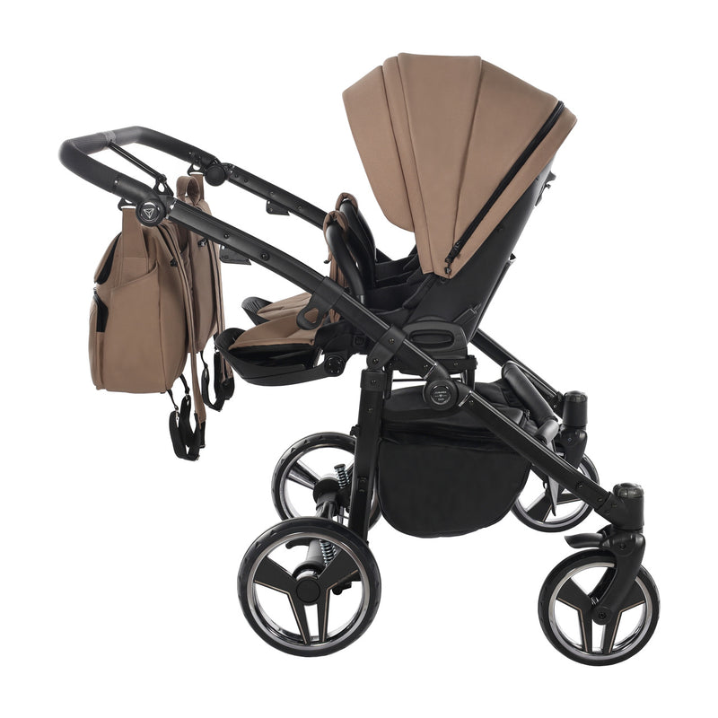 JUNAMA CORE DUO SAND - 2IN1 (2 X CARRYCOTS & 2 X SEAT UNITS)