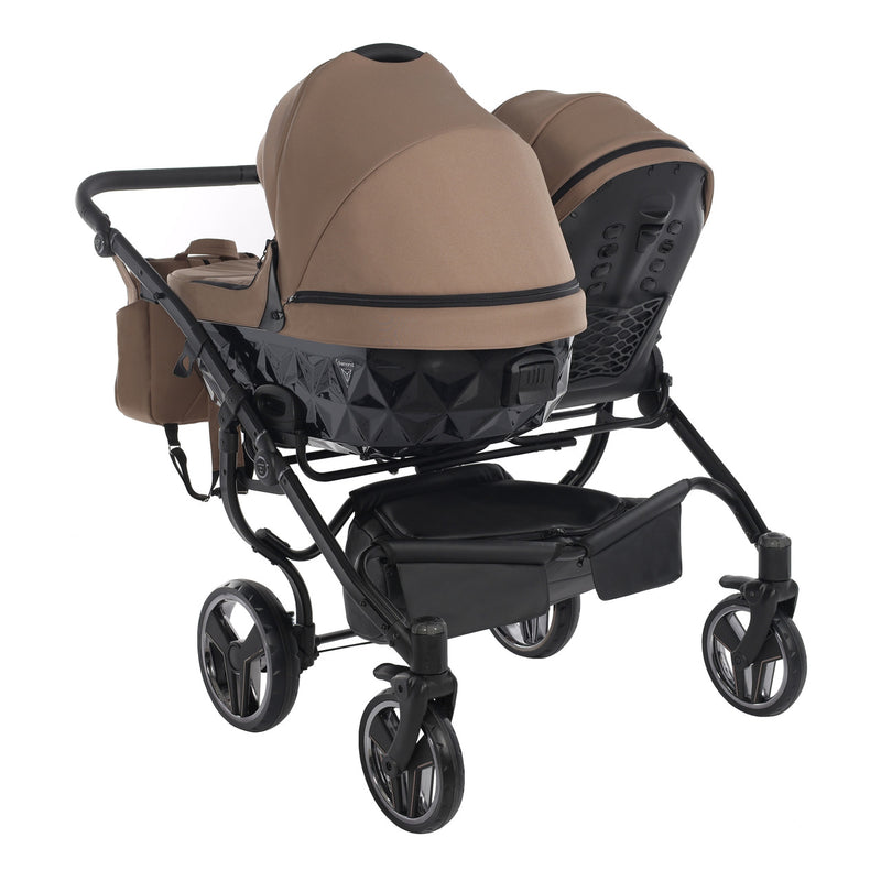 JUNAMA CORE DUO SAND - 2IN1 (2 X CARRYCOTS & 2 X SEAT UNITS)