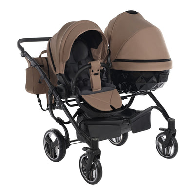 JUNAMA CORE DUO SAND - 2IN1 (2 X CARRYCOTS & 2 X SEAT UNITS)