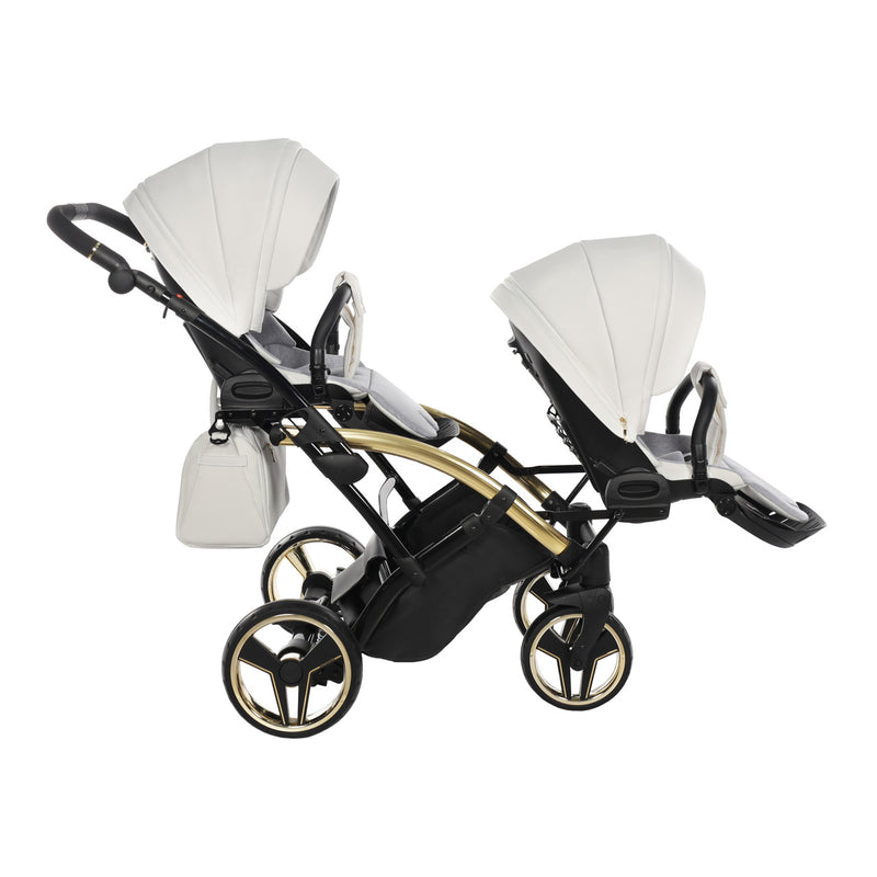 JUNAMA FLUO INDIVIDUAL MIRROR WHITE GOLD DUO SLIM - 3IN1 (INCLUDES 2 X CAR SEAT)