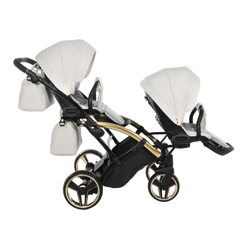 JUNAMA FLUO INDIVIDUAL MIRROR WHITE GOLD DUO SLIM - 3IN1 (INCLUDES 2 X CAR SEAT)