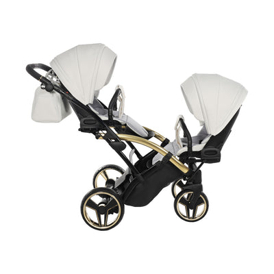 JUNAMA FLUO INDIVIDUAL MIRROR WHITE GOLD DUO SLIM - 3IN1 (INCLUDES 2 X CAR SEAT)